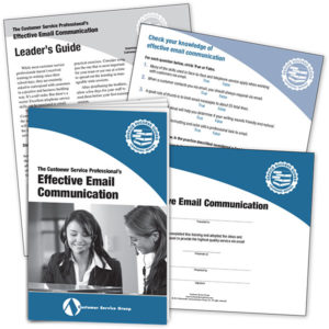 Effective Email Communication. IIncludes booklets, leader's guide, quiz, certificate of participation.